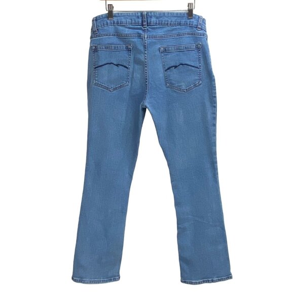 Blue Mountain Women's Denim Jeans Straight Leg Size 12 - Picture 2 of 6
